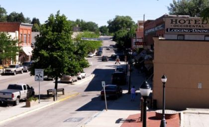 Downtown Buffalo Wyoming main street